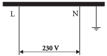 HiH-aansluitschema 1N 220-240V 50-60Hz